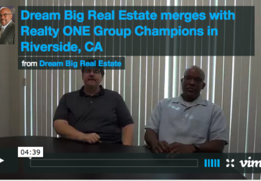 Photo of Dream Big Real Estate Merges With Realty ONE Group Champions