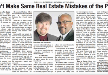 Photo of Don’t Make the Same Real Estate Mistakes of the Past